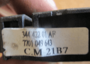 Pilot przełącznik radia renault 34442201AF 3