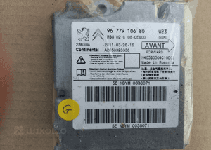 Peugeot 508 Citroen sensor sterownik airbag 9677910680