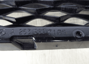 Atrapa grill zderzaka mercedes glc 253 black lift 11