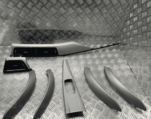 BMW F30 DEKOR LISTWY OZDOBNE KRATKA NAWIEWU HEXAGON 9218549 9218552 2