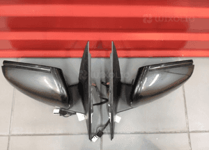 Mercedes c-klasa W204 lift lusterko lewe 9 pin 7+2 kolor 197 oryginał ładne 4
