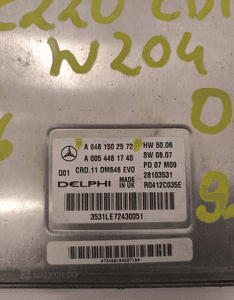 Mercedes c klasa w204 oe A6461502572 A0054461740 KOMPUTER STEROWNIK 3