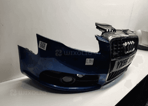 Zderzak przód przedni do audi A4 B7 s-line LZ5C niebieski halogeny 5