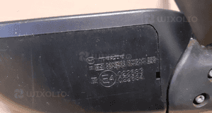 Lusterko lewe 3 pin mazda 2 ii generacja czarny mat 3
