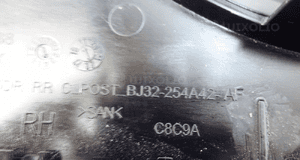 Range rover evoque 2011- listwa drzwi prawy tył BJ32-254A42-AF 5