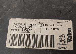 Peugeot 307 lampa przod przednia prawa lewa l Europa 9641615280 96416152380 3