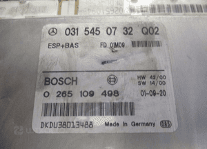 STEROWNIK ESP BAS MERCEDES E220 3.2 V6 0265109498 2