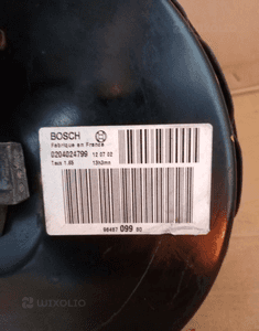 Serwo wspomaganie hamulca Citroen C5 I 9646709980 6