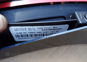 Mercedes gle w 167 amg listwa błotnika tylna prawa nowa A1678842000 oe 4