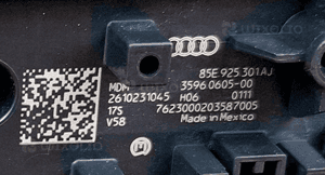 Panel przycisków Audi 85E925301AJ 2