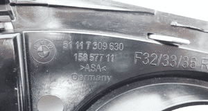Bmw 4 F32 2013- atrapa kratka zderzaka prawy przód 7309630 5