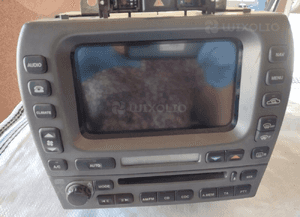Radio cd wyświetlacz ekran nawigacji jaguar x-type 462200-5352 1X4310E889GB 1