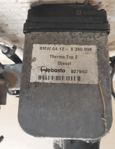 WEBASTO 64.12-8380998 BMW X5 E53 3.0 D 6