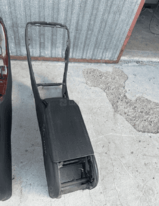 mercedes cl 215 podłokietnik dekor  drewno panel czarny szary 27