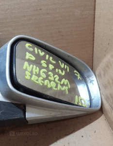 Lusterko prawe prawy prawa NH632M srebrny srebrne 5 pin honda civic 7,VII 2