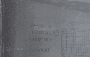 Dokładka zderzaka tył mercedes gle W166 15-18 A1668859425 9