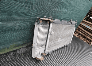 Chłodnica Wody Plynu Klimatyzacji Intercooler Wentylator 1.4 D4D Toyota Auris 1 I Lift 2011r 3