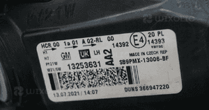 Lampa przednia lewa opel meriva b 11