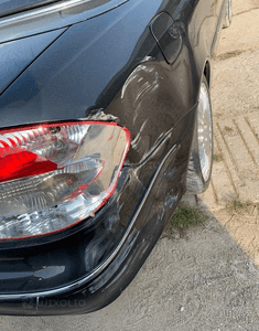Mercedes CLK 209 cwiartka błotnik tył cabrio słupek rama szyby 5