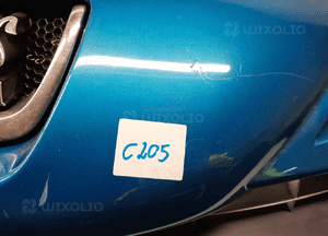 Zderzak przód przedni peugeot 207 urban move kmu niebieski błękitny halgoeny 2