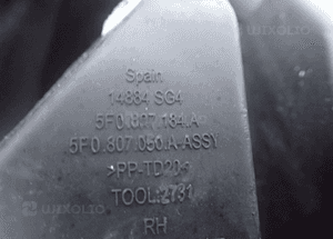 Seat leon ślizg zderzaka przód 5F0807050A oryg radom 3
