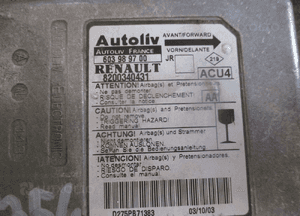 MODUŁ SENSOR AIR BAG SCENIC II 8200340431 2