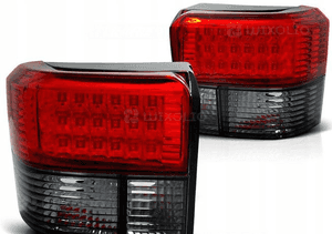 Reflektory lampy + tylne led vw T4 od 1990 do 2003 roku daylight tylne led 5