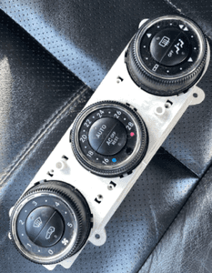 MERCEDES ML 163 lift  panel klimatyzacji drewno  dekor low range 3
