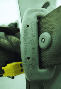 PAS PIROTECHNICZNY PRAWY KOLOR 7F03 MERCEDES SL R230 EUROPA 6