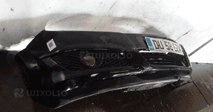 Zderzak przód przedni opel astra h 3 iii lift fl kod kolor Z20R czarny + halogeny 4
