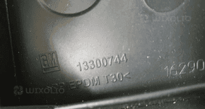 Opel zafira c ślizg zderzaka prawy tył 13300744 4