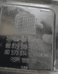 Pokrywa osłona silnika Opel Astra G 90573513 90573514 3