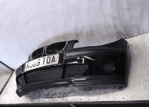 ^ ZDERZAK PRZÓD PRZEDNI DO BMW E87 SERIA 1 SCHWARZ II CZARNY 5