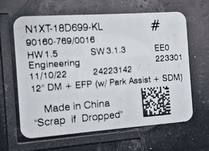 Volkswagen Amarok II WYŚWIETLACZ MONITOR EKRAN N1XT18C612AC N1XT18D699KL 8