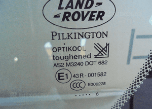 Szyba lewa lewy tyl land rover discovery 3 iii bdb 2