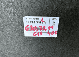 Podłoga osłona bmw G30 G15 G11 G32 7340171 2