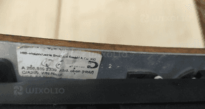 MERCEDES C 203 CLK 209 panel ramka radia navi siedzeń awaryjnych 21