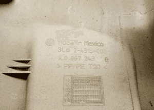 Osłona poszycie słupka lewe boczne VW New Beetle 1C0867243B 4