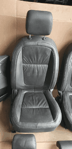 Fotele komplet kanapa skóra elektryczne boczki Jaguar XF X250 8