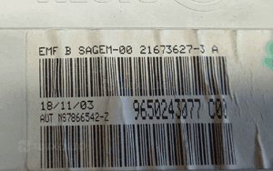 Peugeot 307 zegarek wyświetlacz   9657882980 9650243077 9649090377 4
