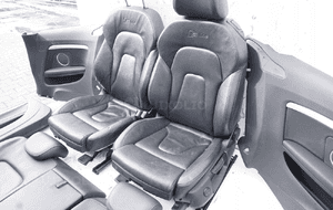 Fotele siedzenia grzane s-line audi A5 8T coupe 7
