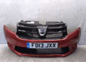 Zderzak przód przedni dacia sandero 2 ii TEB76 bordo bordowy 1