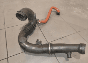 Jaguar xf X250 3.0D dolot powietrza rura intercoolera komplet zdrowy oryg 1