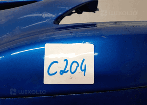 Zderzak przod przedni peugeot 307 kmf niebieski 2