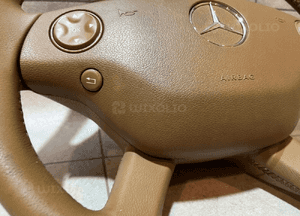 Mercedes W221 przedlift poduszka brązowa oryginał 5