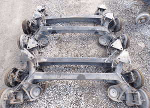Fiat panda belka tylna oś tylna oryginał bez rdzy 2003-2012 4