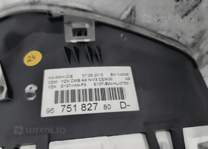 LICZNIK ZEGARY WYŚWIETLACZ Peugeot 208 1,6 HDI EU 9