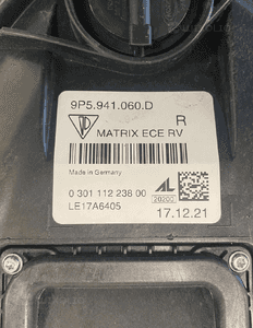 Lampa przednia przód prawa porsche carrera 911 992 led matrix system 9P5941060D 2018 21