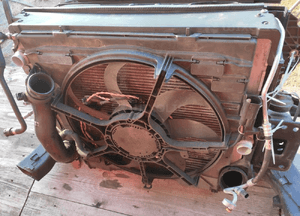 Bmw X5 E70 3.0D M57 automat pas przedni wzmocnienie chłodnice wentylator 11