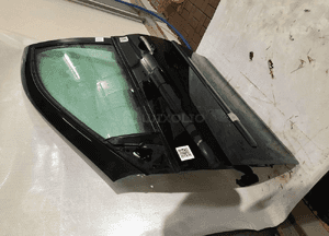 Drzwi przód przednie lewe renault clio 3 iii NV676 czarny 4